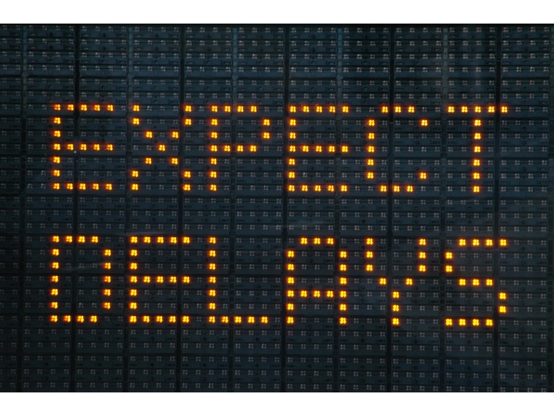 Expect delays graphic